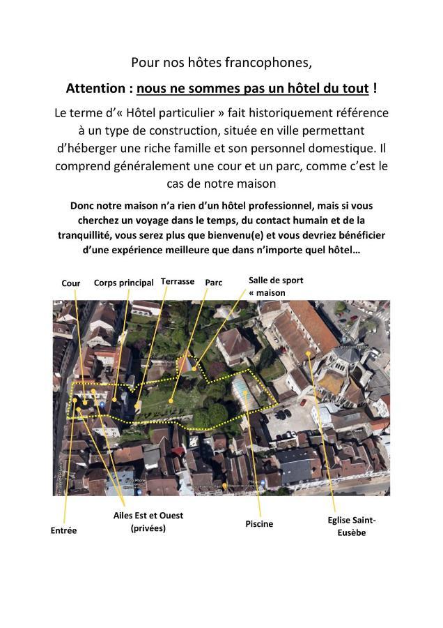 Saint-Eusebe Mansion - Hotel Particulier St-Eusebe Auxerre Luaran gambar